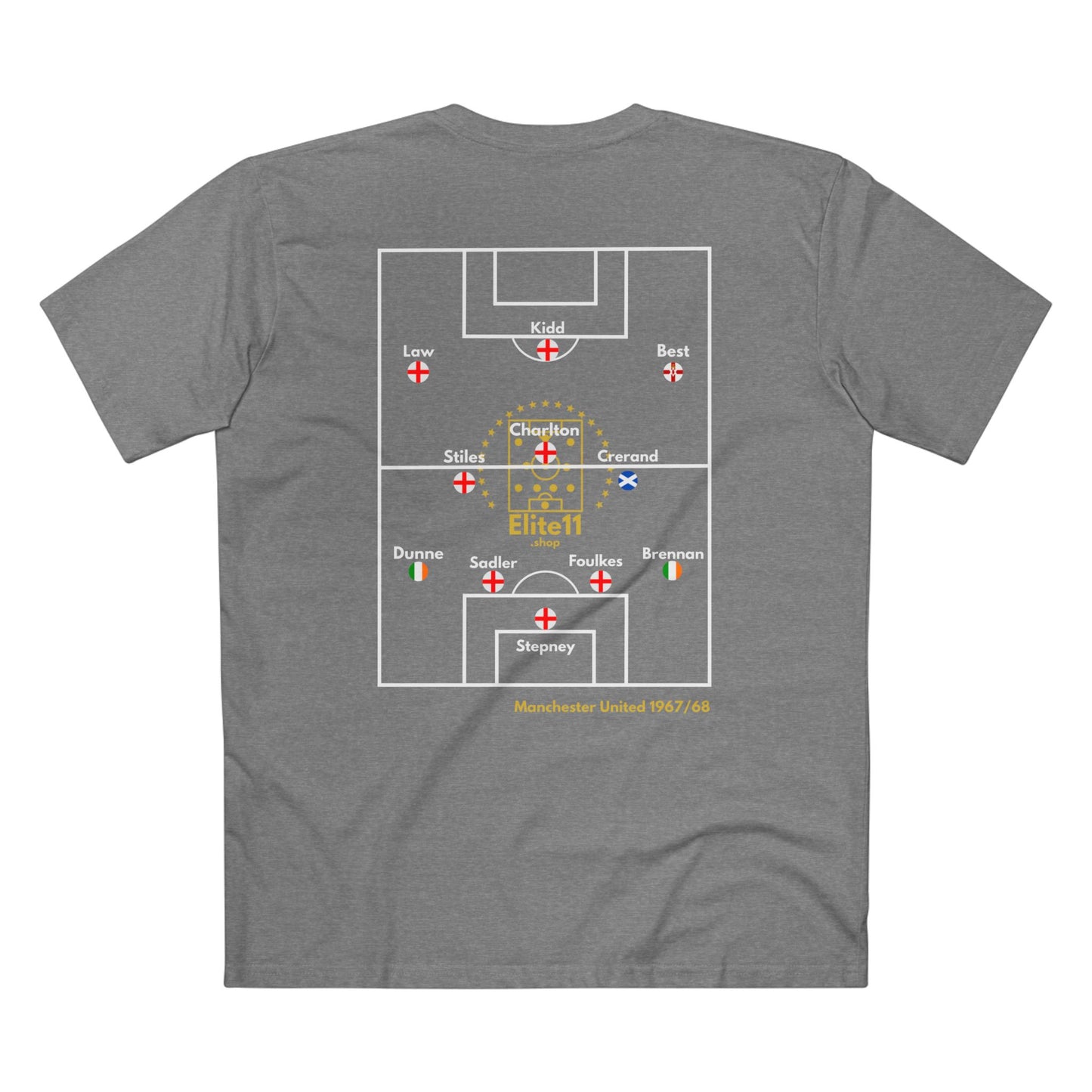 1967/68 Manchester United Squad T-Shirt
