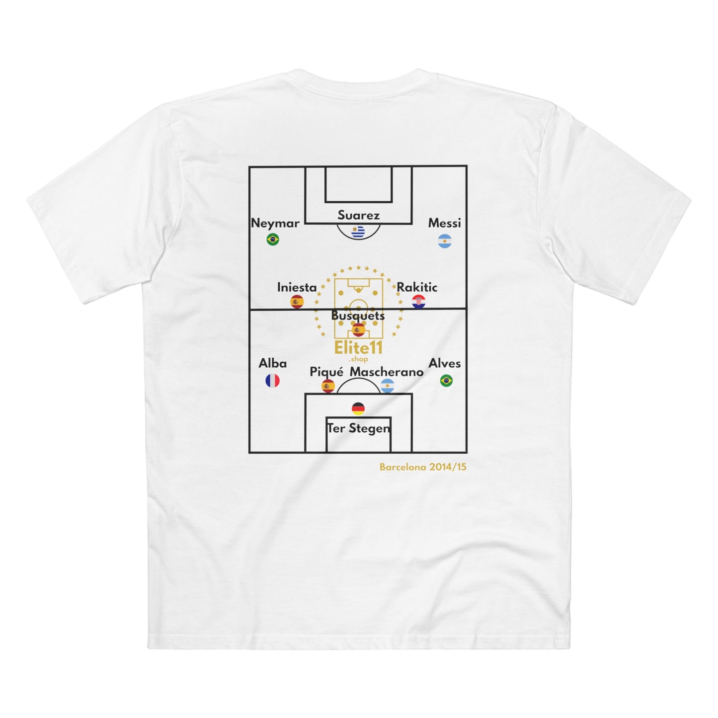 2014/15 Barcelona Squad T-Shirt