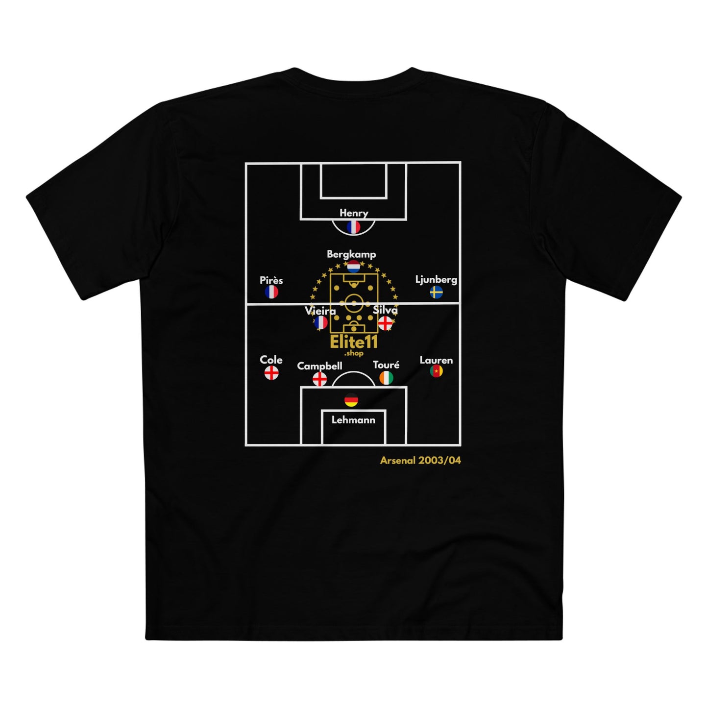 2003/04 Arsenal Squad T-Shirt