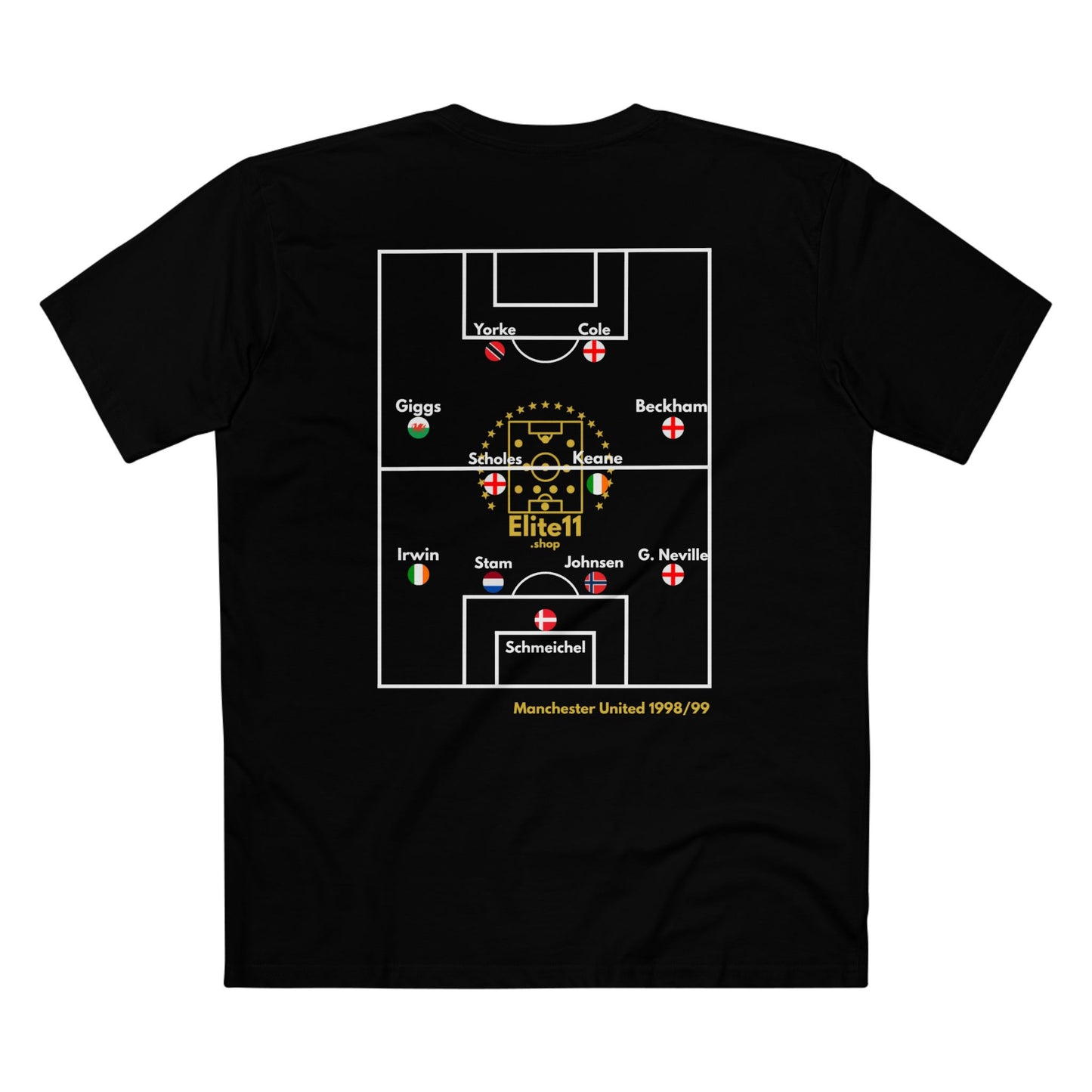 1998/99 Manchester United Squad T-Shirt