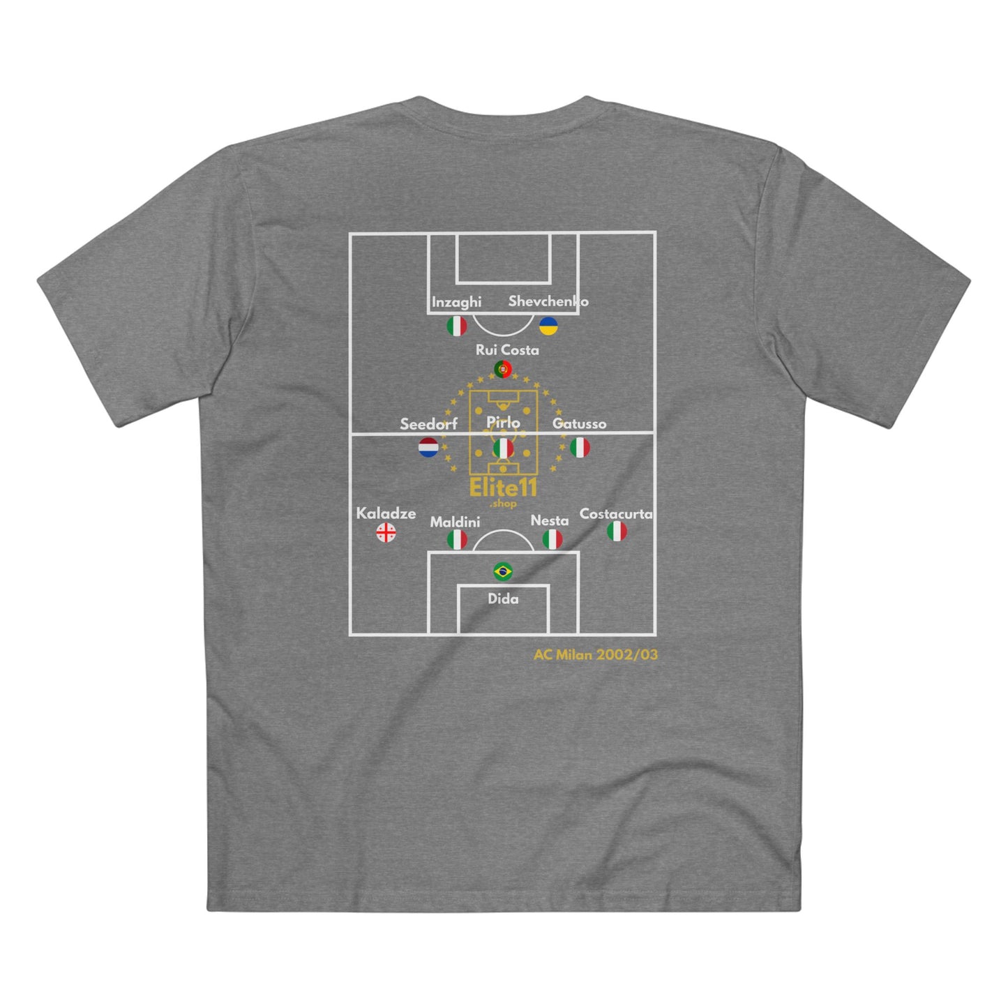 2002/03 AC Milan Squad T-Shirt