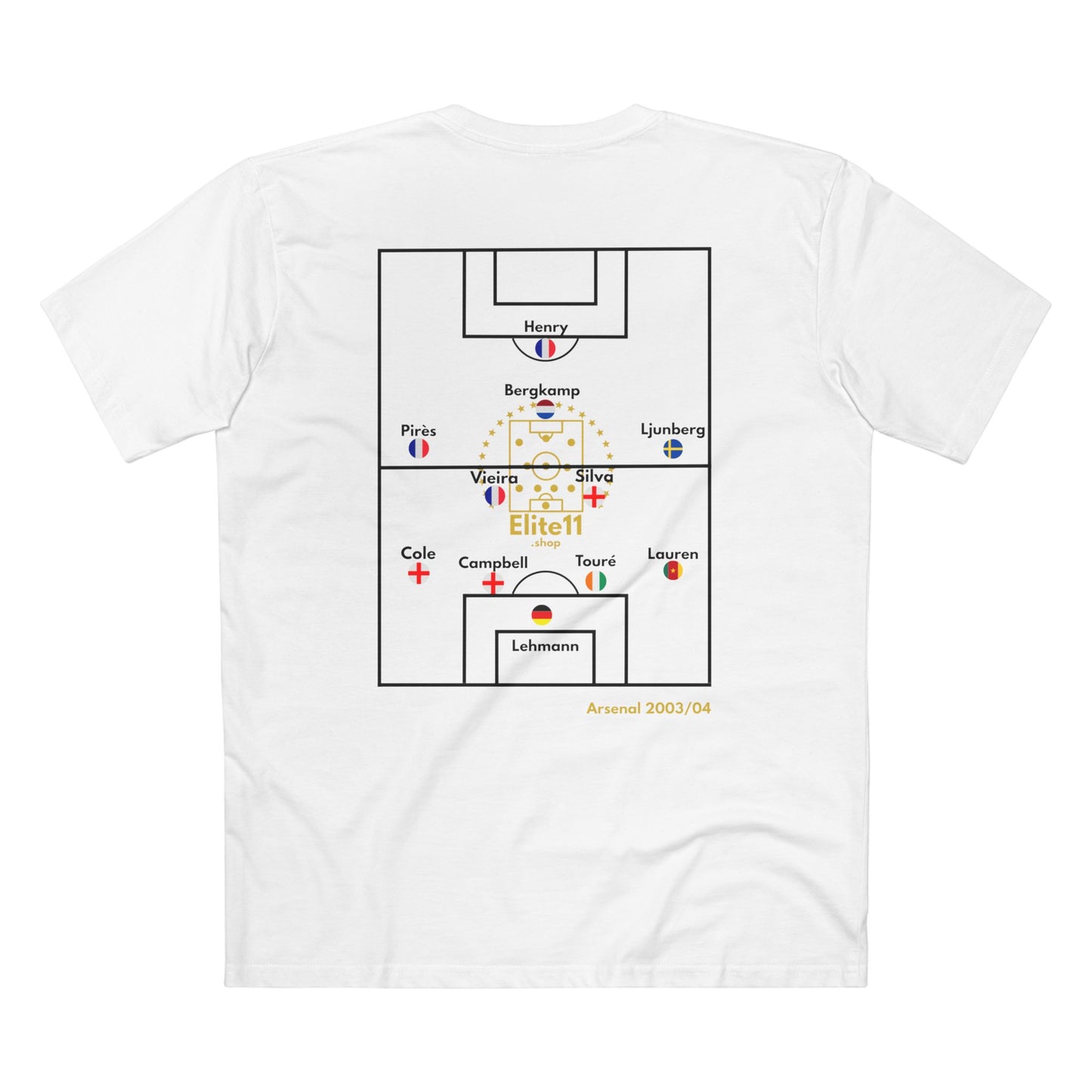 2003/04 Arsenal Squad T-Shirt