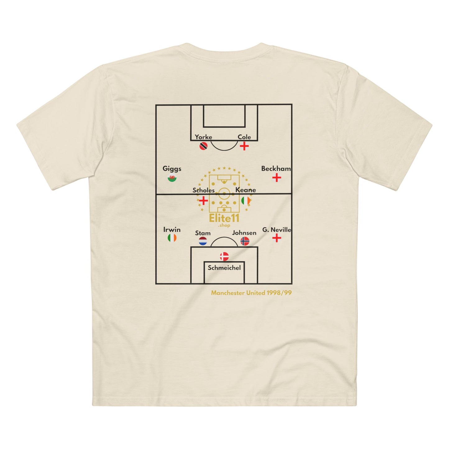 1998/99 Manchester United Squad T-Shirt